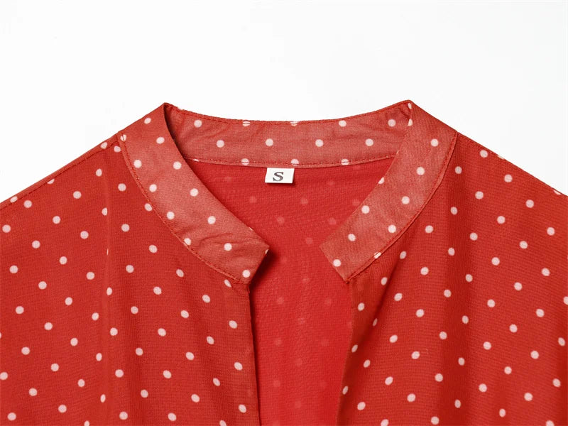 Polka Dot Spring Mini Dress
