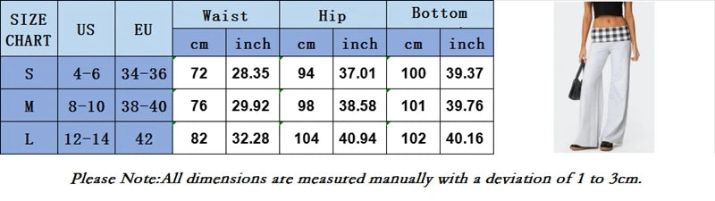 Casual Wide Leg Sweatpants Fold Over Waist Low Rise Flare Yoga Lounge