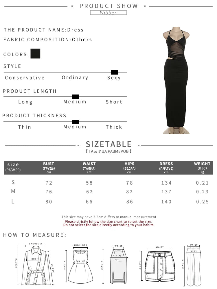 Mesh Patchwork Maxi Dress With Backless Silhouette Sleeveless
