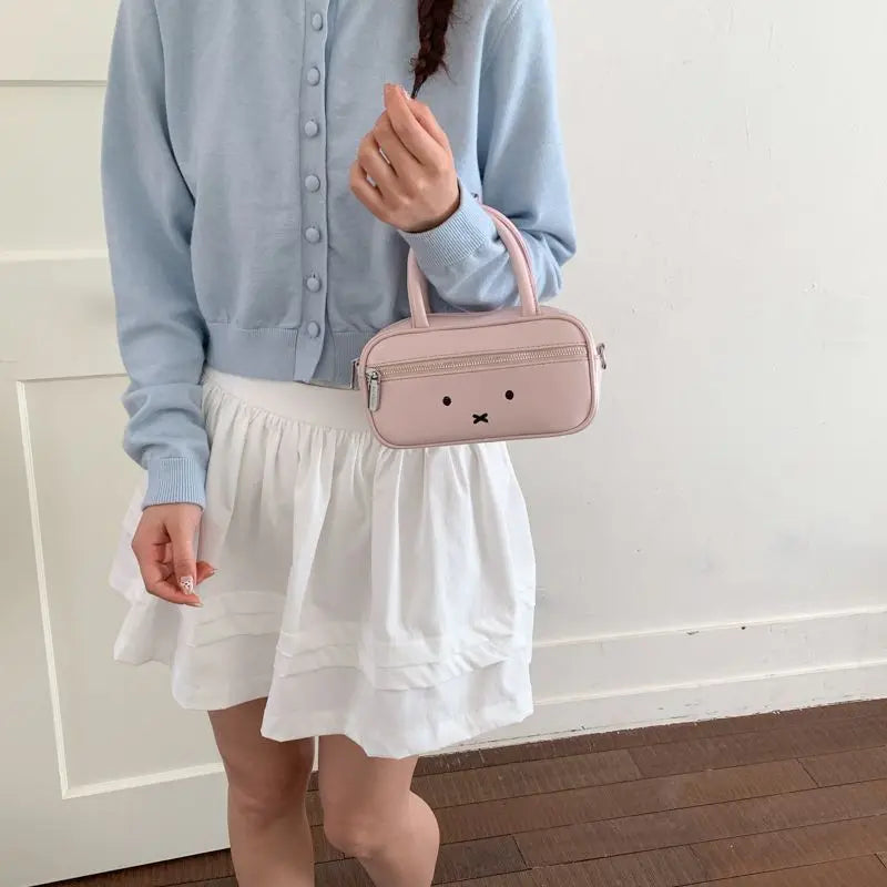 Whimsical Sweet Bunny Cartoon Crossbody Bag