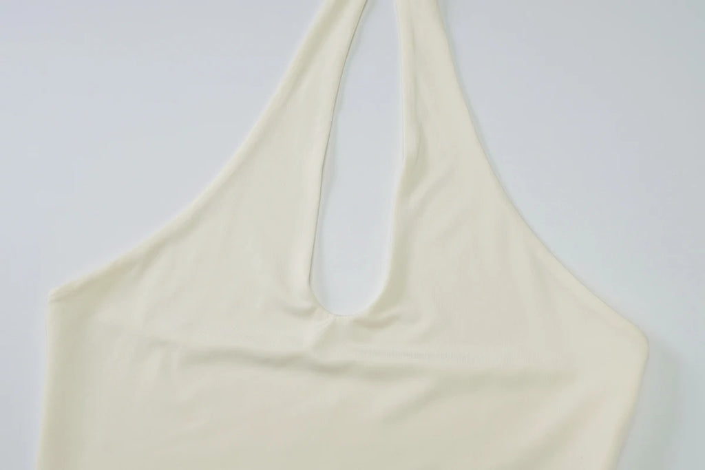 Halter Backless Bandage Crop Top
