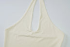 Halter Backless Bandage Crop Top