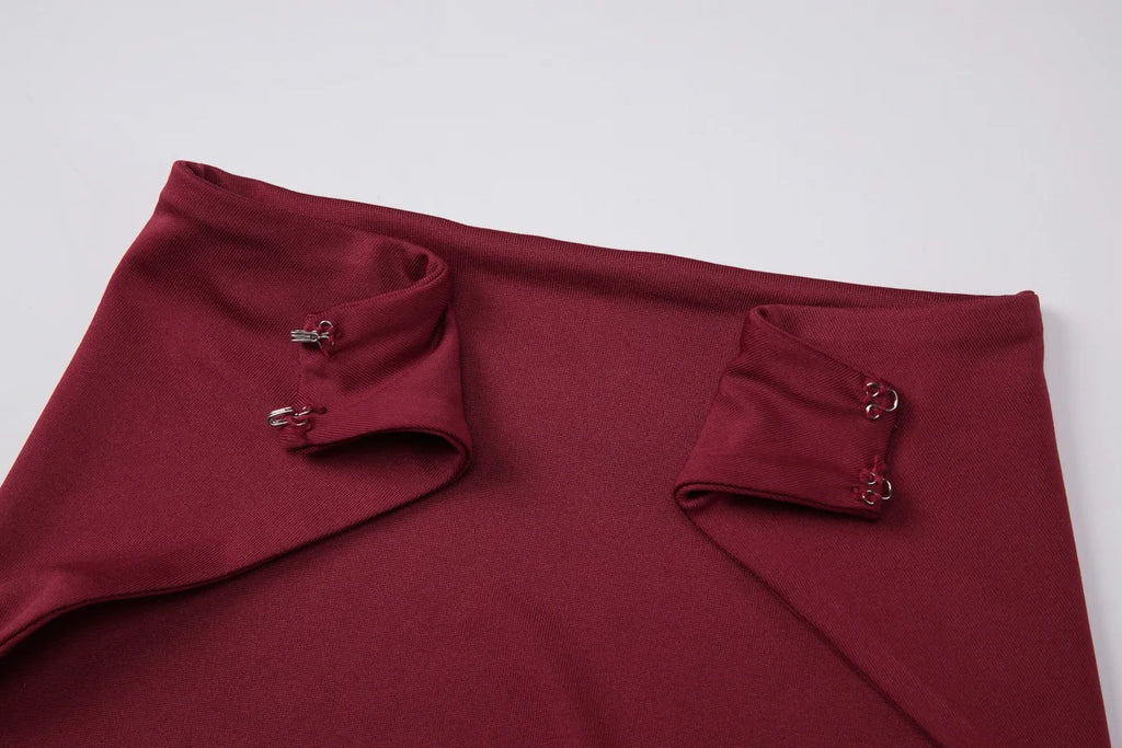 Halter Backless Irregular Slim Fit Tank Top