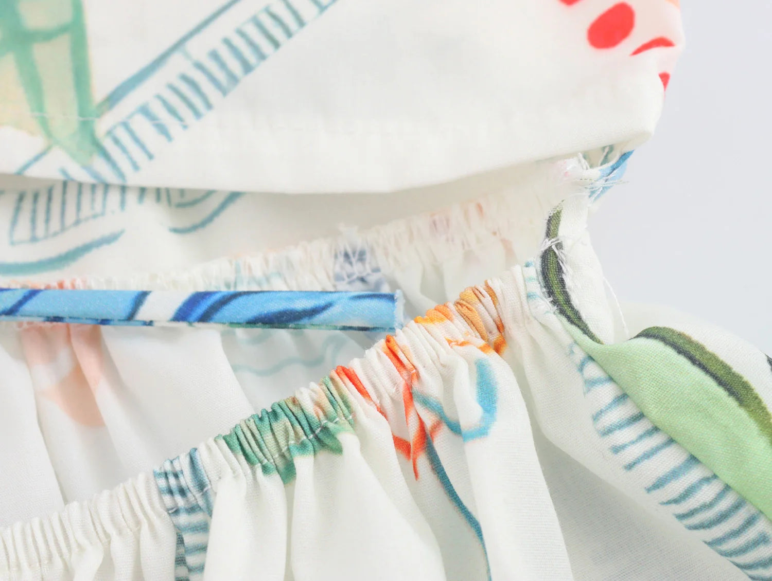 Plant Print Camisole And Shorts Set