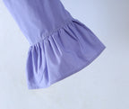 Soft Ruffle Blouse With Long Sleeves