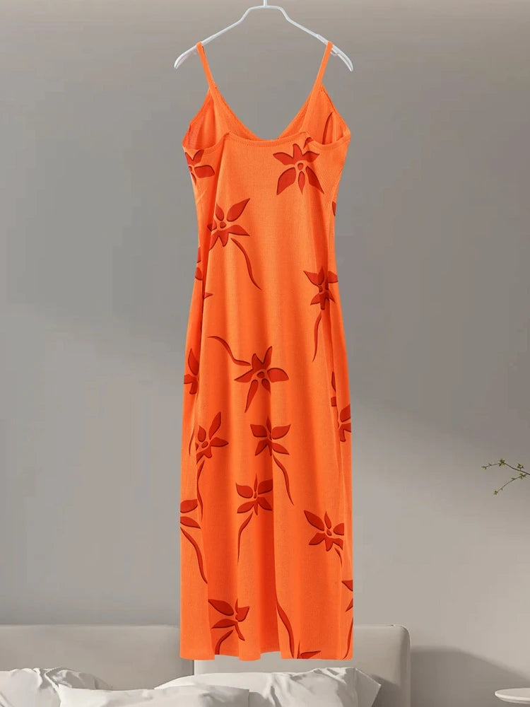 Boho Crochet Beach Slip Dress With Hollow Out Detailing Halter Neck