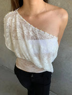 Off Shoulder Button Top Multi Way Wear Slim Fit Cropped