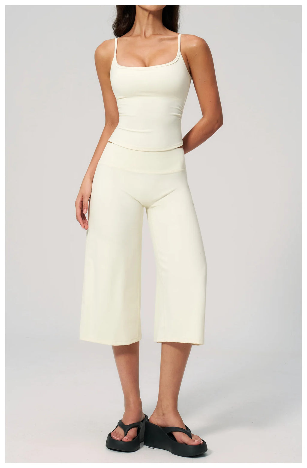 High Waist Wide Leg Yoga Pants For All Day Comfort