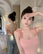 3D Flower Sweet One-Piece Swimsuit for Women