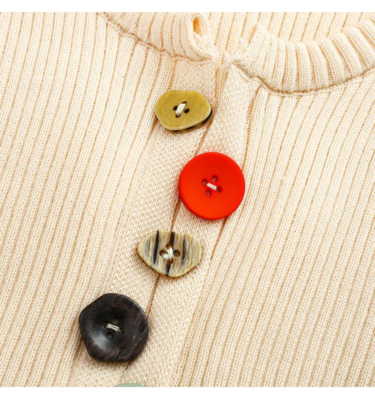 Apricot Knit Tee With Vintage Nineties Aesthetic Long Sleeve Striped Top For Cozy Layering