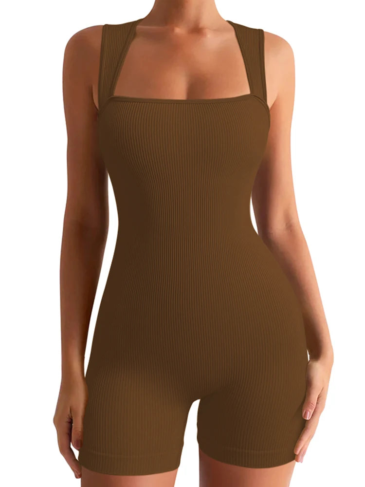 Backless Sleeveless Bodycon Romper Playsuit
