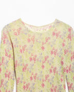 Floral Knit Top With Fresh Spring Vibe