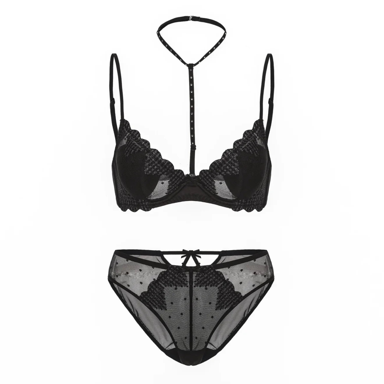 French Embroidered Romance Push Up Bra Set With Steel Ring Delicate Lace And Seductive Coverage