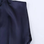 Pleated Hem Patchwork Mini Dress With Lace Inset Slit Detail Sleeveless Back Zip