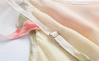 Rose Print Reverie Backless Fishtail Midi Dress With Tiered Ruffles And V Neck