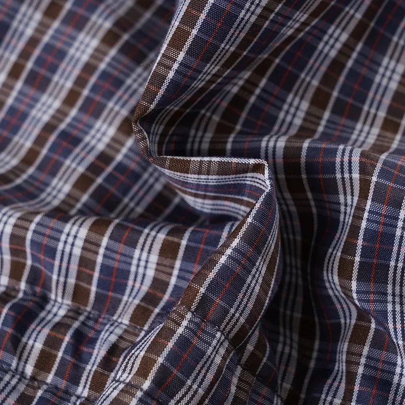 Plaid Streetwear Set With Cropped Shirt And Mini Skirt