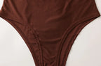 Sexy Halter Backless Bodysuit Romper