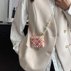 Playful Transparent Jelly Crossbody Bag Pink With Tiny Coin Pouch And Delicate Vibe