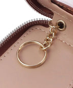 Playful Kawaii Mitty Plush Keychain Bag with Embroidered Fur Design and Large Capacity Organizer