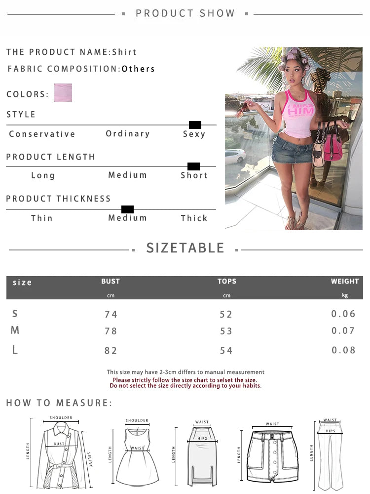 Letter Print Low Neck Knit Camisole Top For Women Patchwork Detail Soft