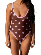 Dot Print Tankini Set For Women With Adjustable Spaghetti Straps And High Waist Bottom