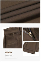 Antiwrinkle Flare Pants With Slimming Comfort Low Waisted