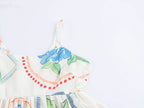 Plant Print Camisole And Shorts Set