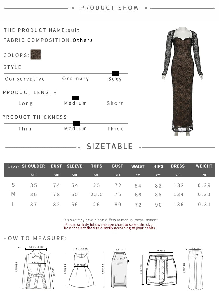 Coquettish Low Neck Maxi Dress With Lace Full Sleeve Midnight Jacquard