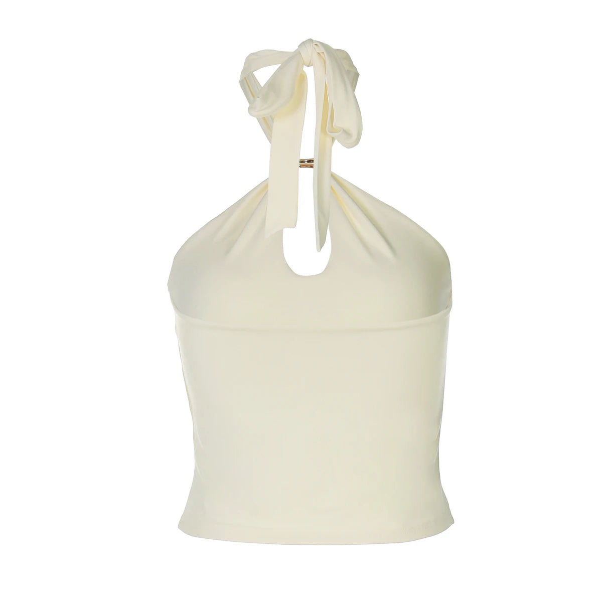Halter Backless Bandage Crop Top