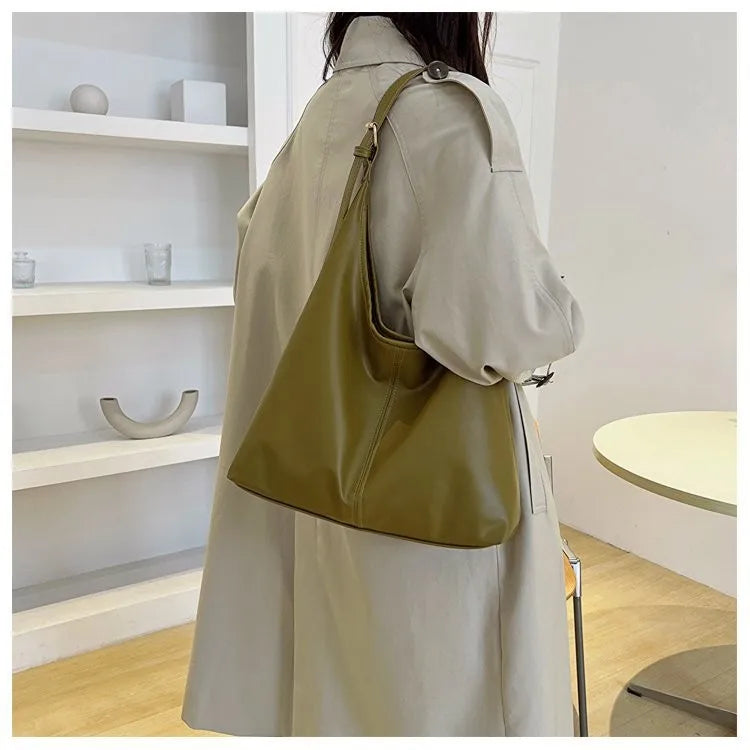 Women's Retro Simple Large Tote Bag