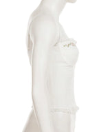 French Embroidered Flower Halter Corset Sexy Slim Top