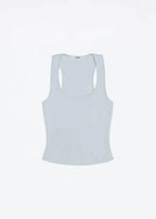 Lace Up Halter Tank And Suspender Long-sleeves Open Back Design For Chic Vibe