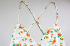 Floral Suspender Dress With Strapless