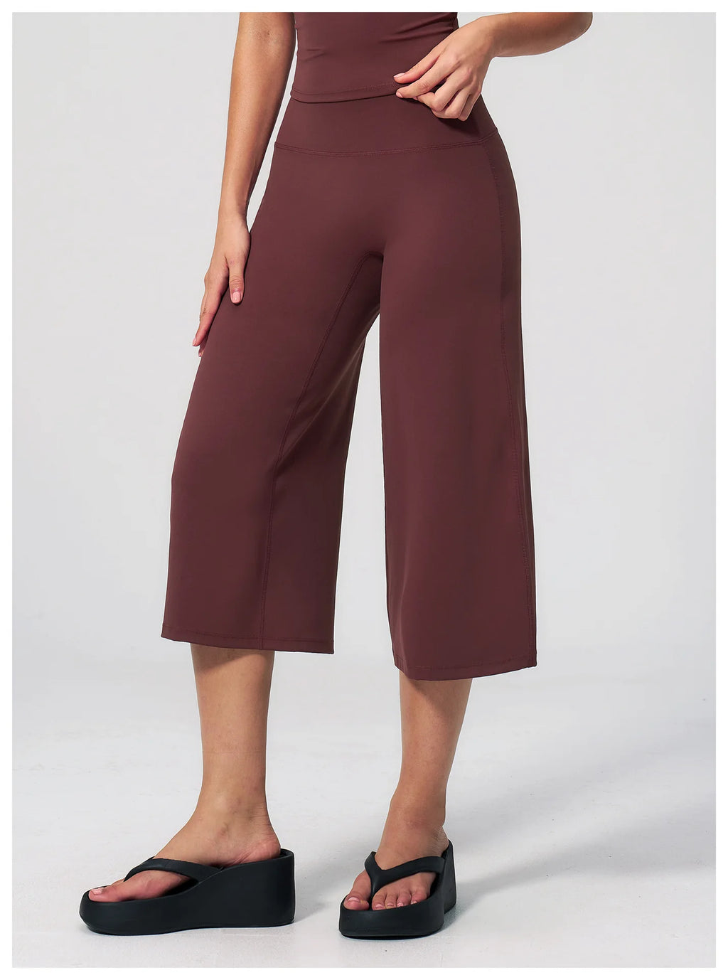 High Waist Wide Leg Yoga Pants For All Day Comfort