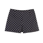 High Waist Mini Shorts For Women With Side Zipper