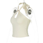 Halter Backless Bandage Crop Top