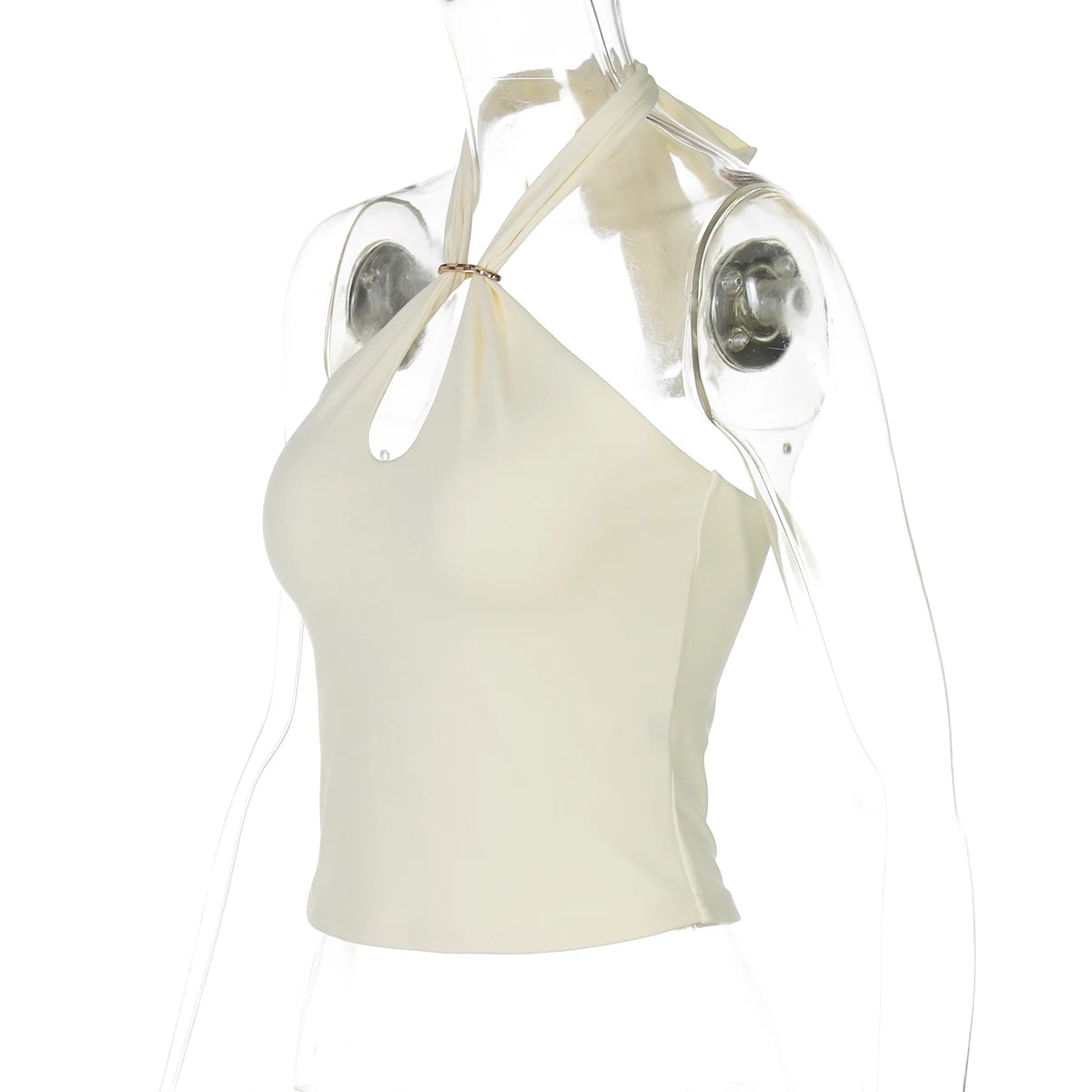 Halter Backless Bandage Crop Top