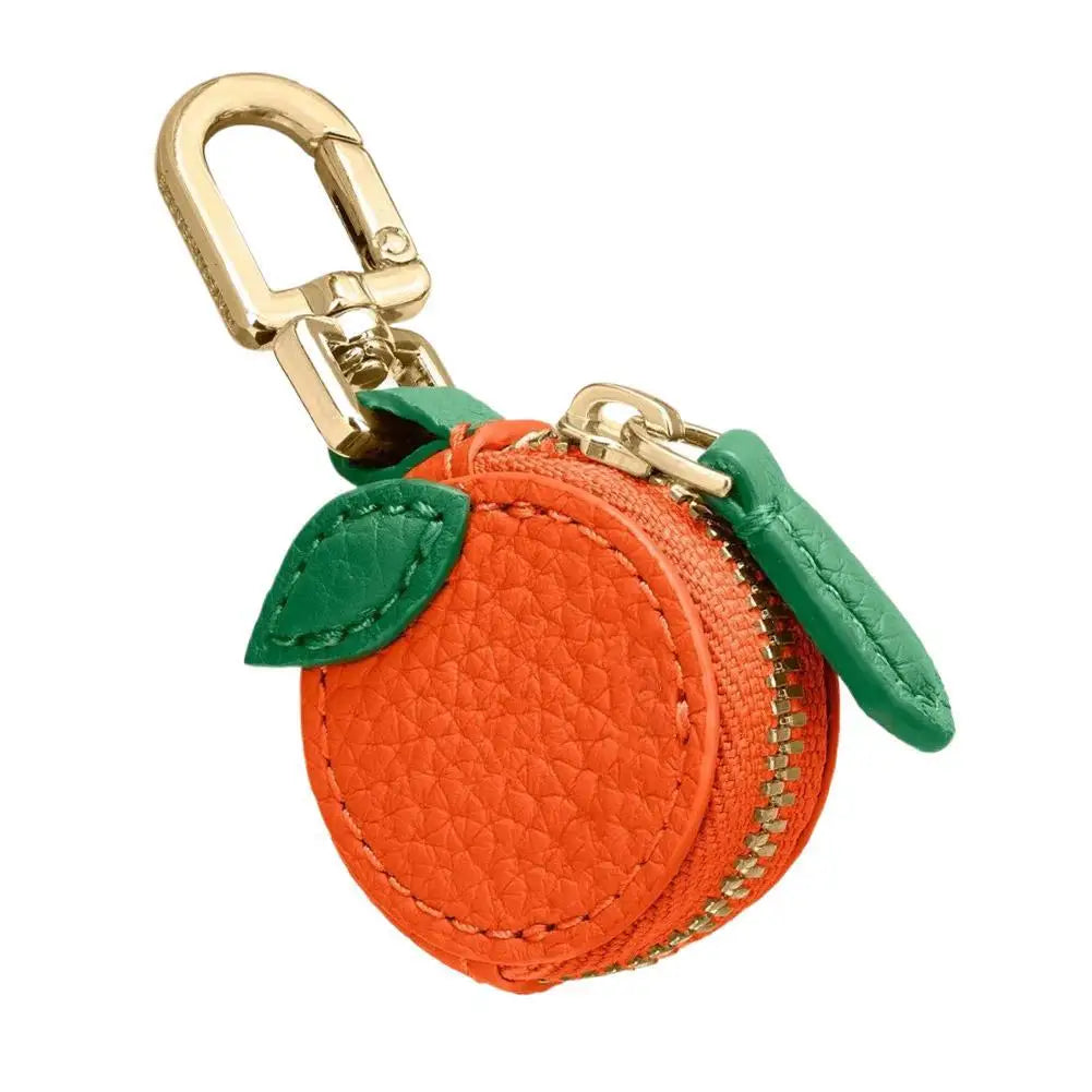 Fruit Shape Design Coin Purse In Mini Wallet With Cute Key Chain