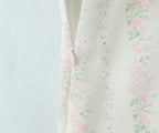 Vintage Sweet Floral Print Mini Dress Set Strapless Crop Top Bodycon Skirts Outfit