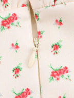 Sweet Floral Waist Slim Fit Suspender Playful Chic Mini