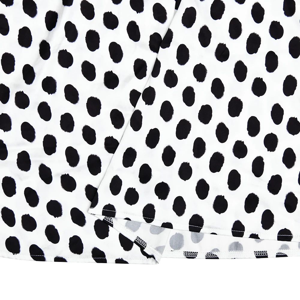 Backless Dot Print Floral Maxi With Spaghetti Straps