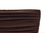 Elegant Strapless Off Shoulder Pleated Maxi Dress With Slim Silhouette