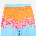 Floral Off Shoulder Crop Top And High Waist Capri Set For Summer Streetwear Vibe