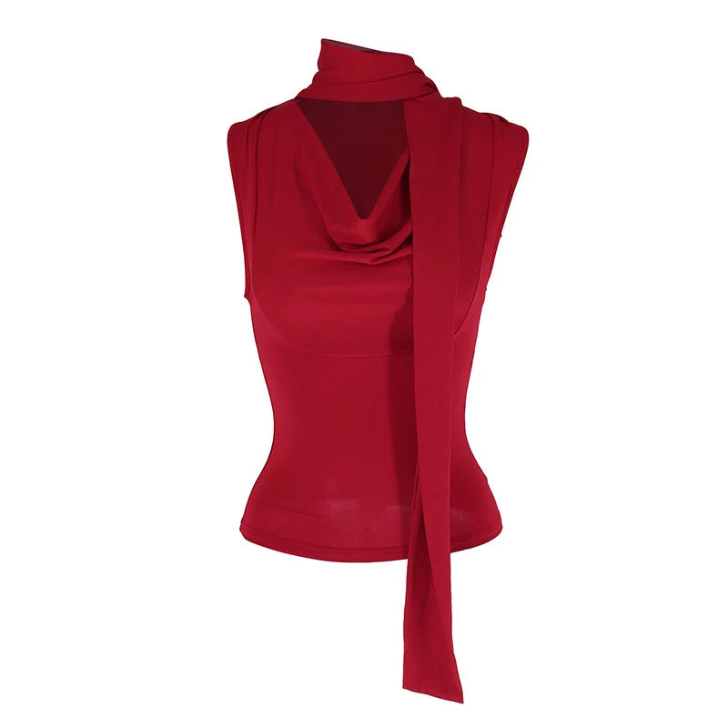 Tank Top For Women V Neck Sleeveless Knit