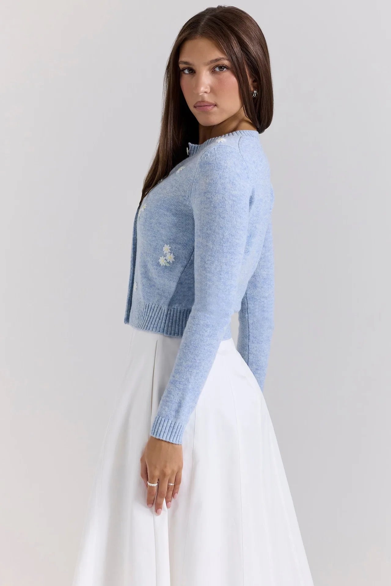 Effortless Embroidered Cardigan For Women