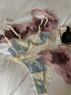 Lace Lift Push Up Bra Set With Gentle Support