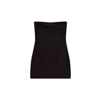 Knit Strapless Backless Mini Dress