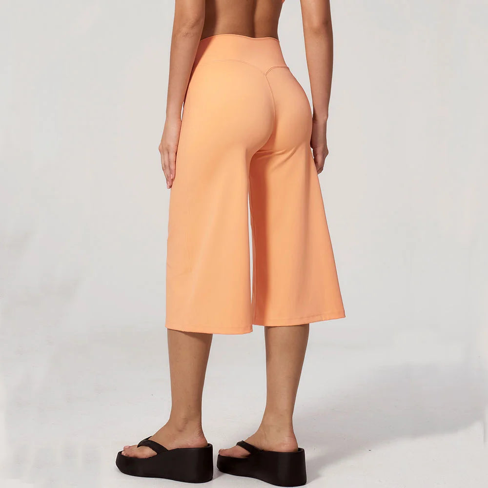 High Waist Wide Leg Yoga Pants For All Day Comfort