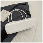 Underarm Bag Solid Color PU Shoulder Handbag