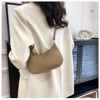 Solid Color Square Handbag Minimalist Crossbody Underarm Bag